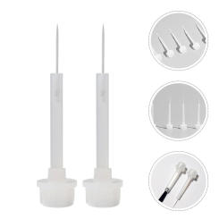 20pcs Nail Gel Replacement Brush Drawing Details Nail Art Liquid Gel Brush Nail Polish Pen Head Applicator Nail Brushes DIY