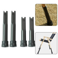 Aluminum Alloy Chair Leg Extenders Ergonomic Height Boosters For Kermit Chairs Anti-Slip Wear-Resistant Floor Protectors Camping
