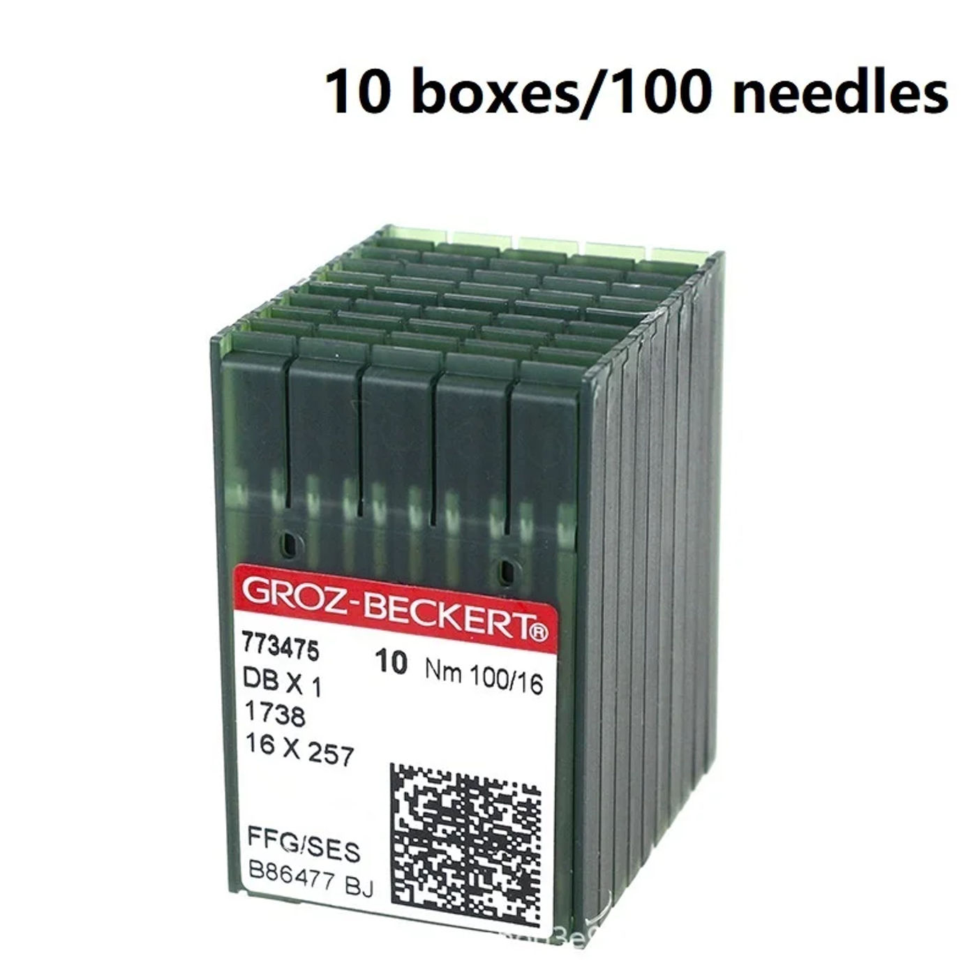 Description Picture 2 of item100 Pieces Groz Beckert Dbx1 16x257 1738 Sewing Machine Needles