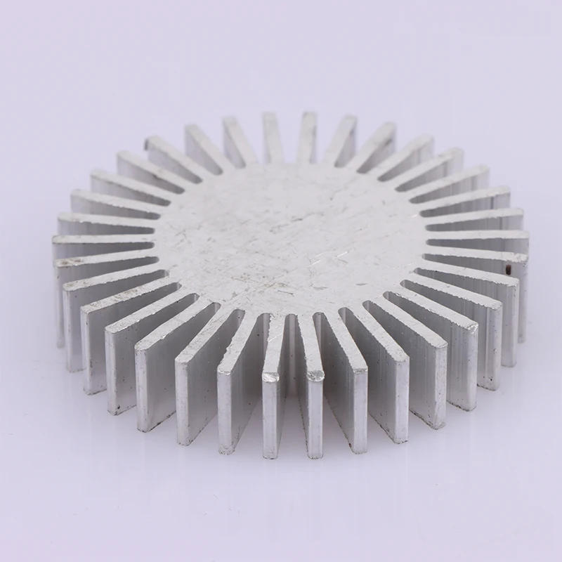 Description Picture 3 of itemCOB Radiator Diameter 50mm 3~7W High Power Led Heatsink Sunflower Solid Radiator Round Alloy Aluminum