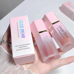 Gege bear Soft Color Translucent Liquid Blush Moisturizes Clear and Clear White Lift Natural Matte Blush for Girls