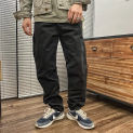 Amy khaki heavy cotton cargo pants