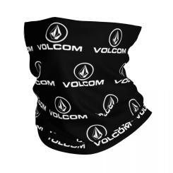 Volcoms Logo Bandana Neck Gaiter Windproof Face Scarf Cover Men Women Headwear Tube Balaclava