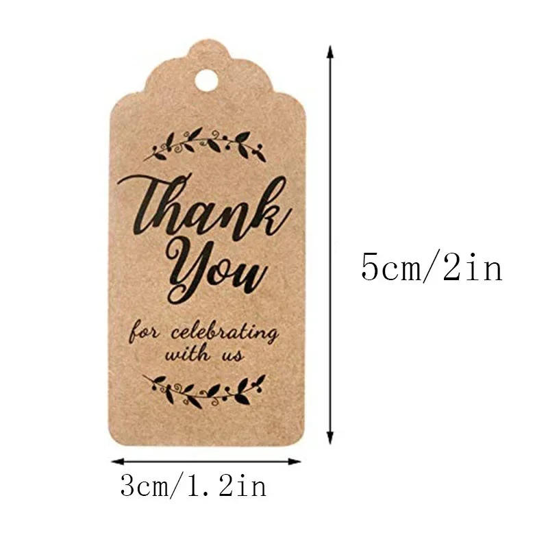 Description Picture 4 of item100pcs+20 meter rope handmade DIY hanging tag. Thank you for celebrating with us. Label gift baking, package decoration