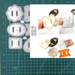 Metal Steel Cutting Dies Various shapes buckles Stencil For DIY Scrapbooking Paper/photo Cards Embossing Dies