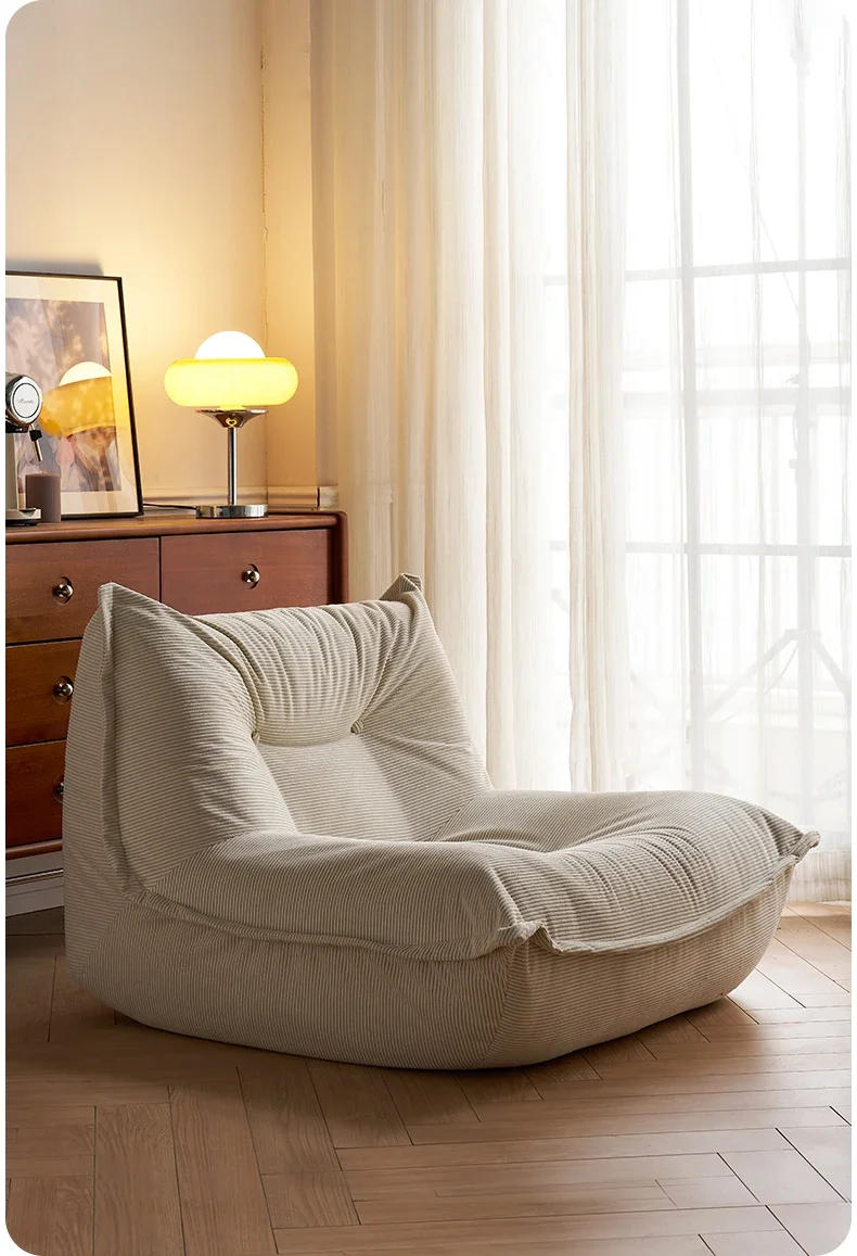 Description Picture 3 of itemLazy Sofa Bedroom Balcony Fabric Sofa Living Room Single Sofa Recliner Minimalist Furniture Muebles De Salon