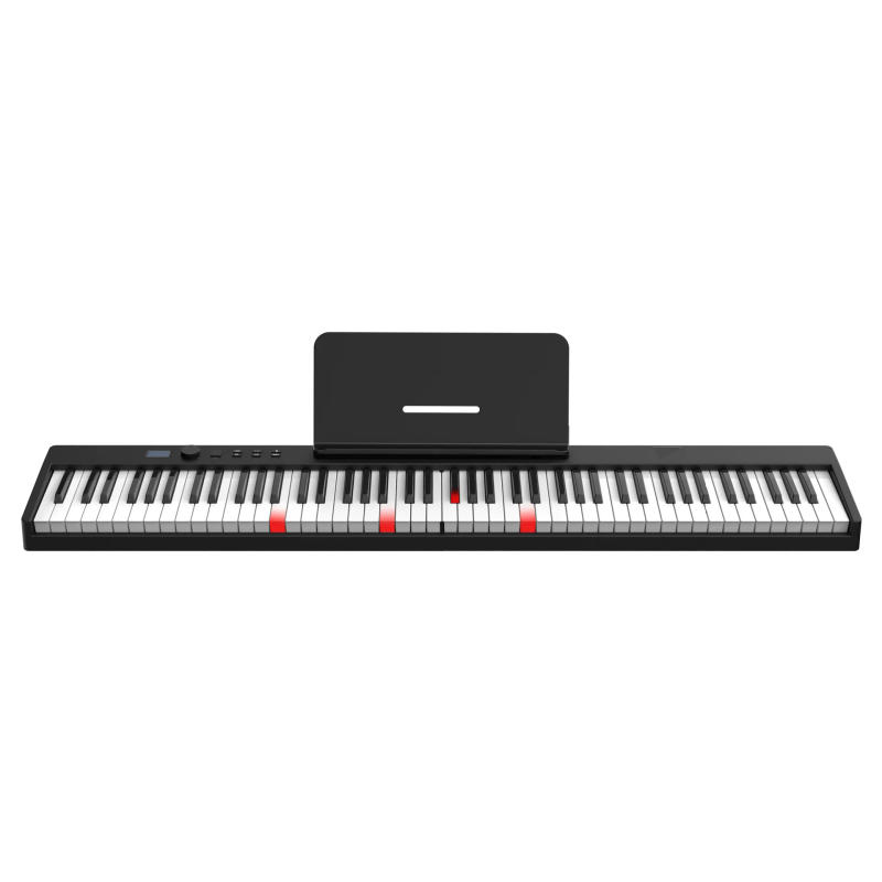 Description Picture 3 of item88Keys Foldable Electronic Piano Multifunctional Portable Digital Piano 128 Rhymes for Student Musical Instrument