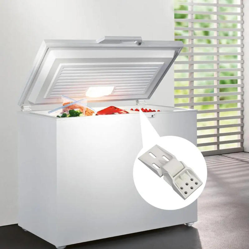 Description Picture 3 of itemChest Freezer Hinge Chest Freezer Counterbalance Hinge Balanced Stand Up Freezer For home Kitchen Cabinets Stand Up Freezer