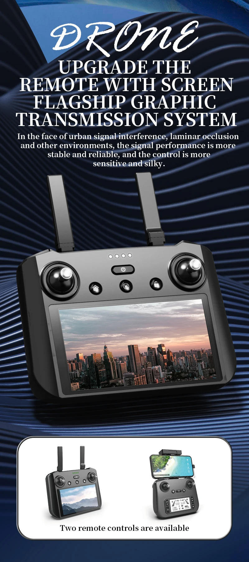 Description Picture 6 of itemNEW KF104 MAX-S GPS Drone 4K Professional 3-Axis Gimbal Obstacle Avoidance 6KM EIS Drones With Camera Foldable RC Quadcopte