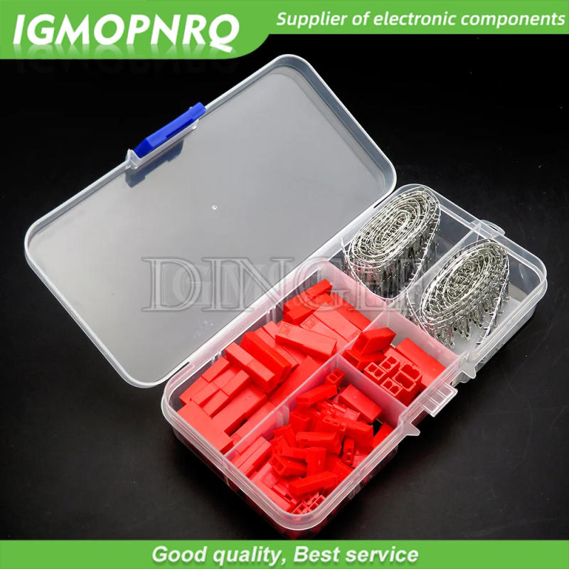 Description Picture 5 of item50set 2.54mm JST SYP 2P 2Pin Female & Male Red Plug Housing Crimp Terminal Connector Kit JST-SYP-2A for RC Lipo Battery