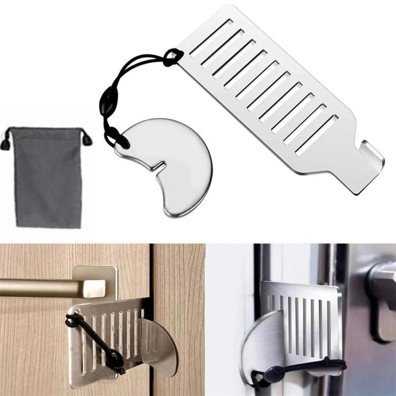Description Picture 2 of itemSecure Portable Door Lock System Reliable Hardware For Home Safety Travel And Hotel Accessory Simple To Install