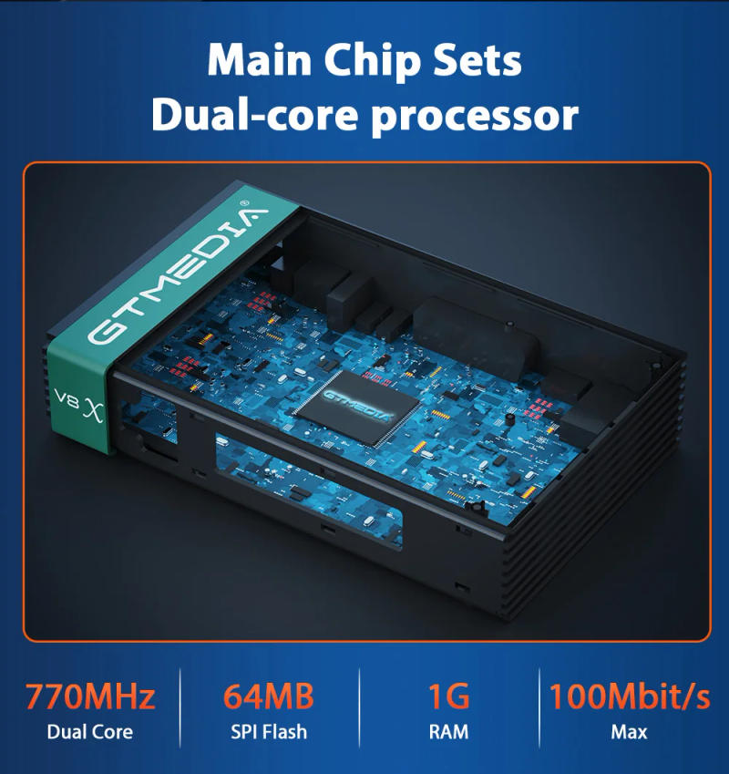 Description Picture 4 of itemGTMEDIA V8X HD 1080P Satellite Receiver DVB-S/S2/S2X Built-in 2.4G WIFI H.265 Support SAT to Gtplayer TV Receivers Mars V8X