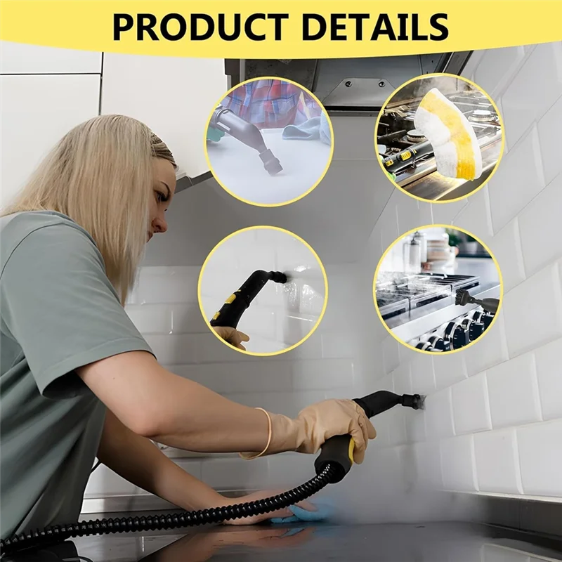 Description Picture 5 of itemB06B-Steamer Nozzle Brushes Set For Karcher SC1 SC2 SC3 SC4 SC5 Replacement Parts Accessories Round Steam Cleaner Brushes