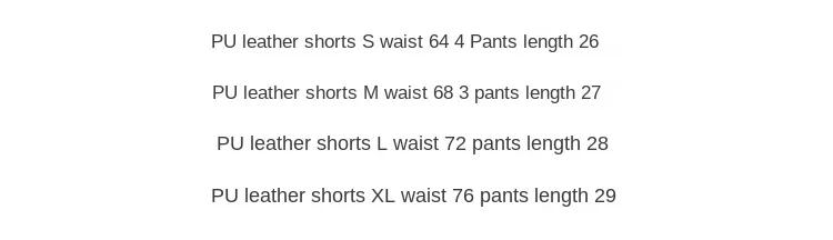 Description Picture 2 of itemSexy Leopard Print PU Leather Shorts Women Black High Waist Leather Shorts with Belt