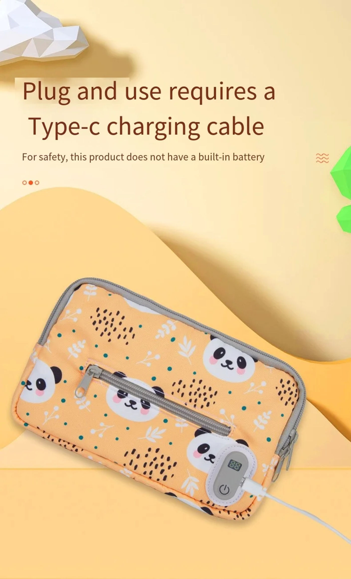 Description Picture 6 of itemBaby wipes heater USB Portable Travel wipes Warm box Smart thermostatic portable household wipes box