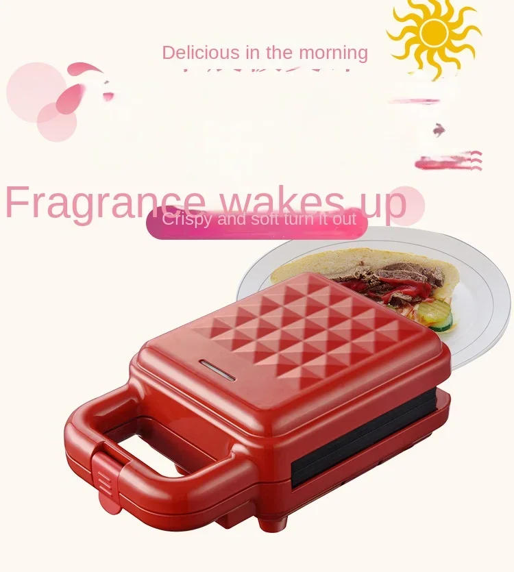 Description Picture 2 of itemJB-3088 Upgraded Sandwich Machine Household Internet Celebrity Light Food Breakfast Machine Sandwich Toaster Cross-Border