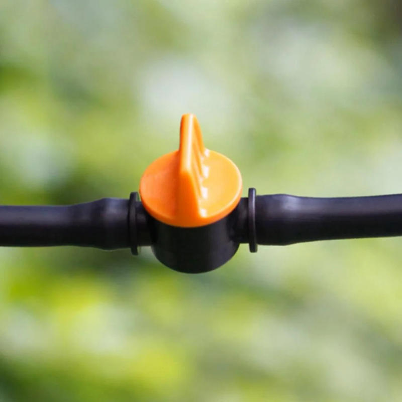 Description Picture 6 of item20Pcs Mini Control Valve For 4/7mm Hose Irrigation Barbed Water Flow Control Valve Garden Water Connector Accessories