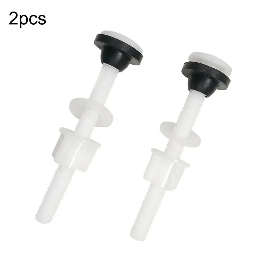Description Picture 3 of item2pcs Toilet Seat Hinge Bolts Screw Fixing Fitting Kit Toilet Seat Plastic Fastener Repair Accessories