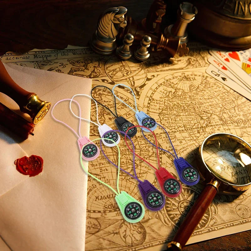 Description Picture 3 of itemMini Compass ABS Camping Hiking Pocket Compass Pendant Portable Navigation Climing Riding Children Gift Outdoor Survival Gear