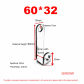 4pcs  60x32