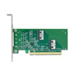 PCIe x16 to 2x slimSAS SFF-8654 8i Adapter  XIC  PE4165
