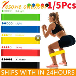 1-5Pc TPE Resistance Band Fitness Set Rubber Loop Band Strength Training Workout Expander Yoga Gym Equipment Elastic Rubber Loop