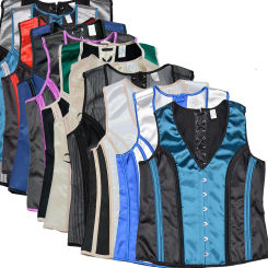 Men's Corset Tight Tops Male Corset Vest Flat Abdominal Fat Waist Girdle Push Up Body Shaper With Bones Tank Tops Costume