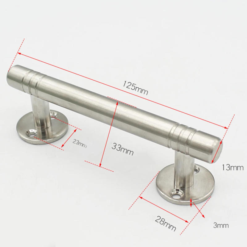 Description Picture 5 of itemVintage Style Double Iron Door Handle Adjustable Stainless Steel Installation Screws Included Suitable For Various Doors