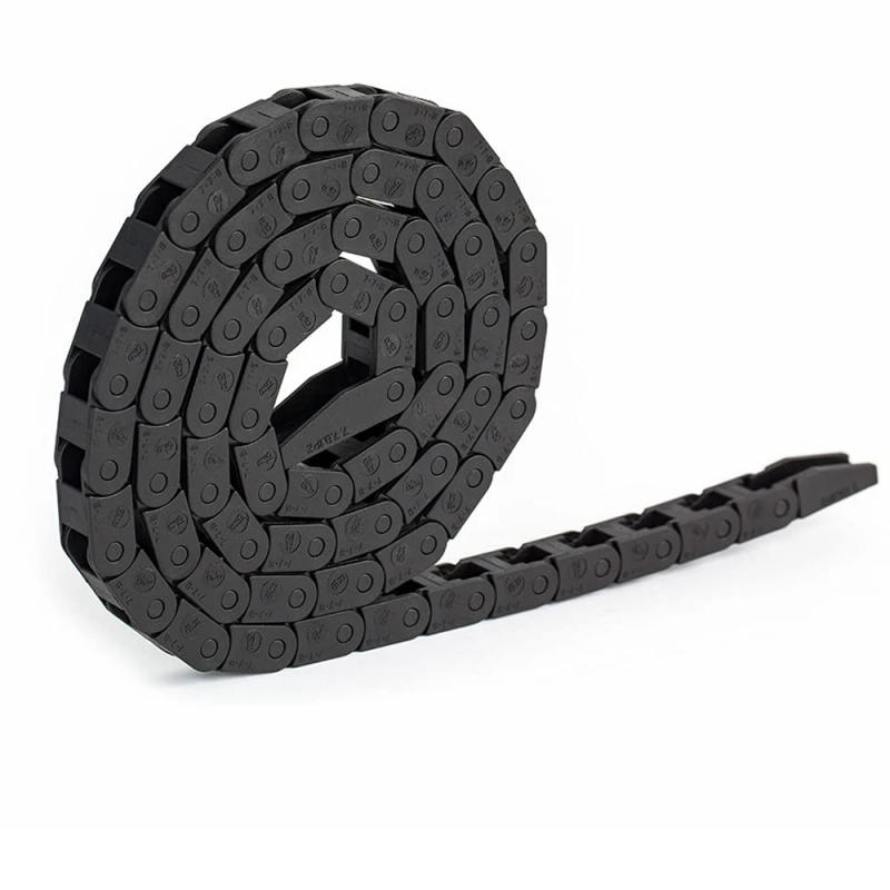 Description Picture 3 of item1M Plastic Transmission Drag Chain Cable Drag Chain Wire Carrier Non-Opening with End Connectors for CNC Router Machine Cable