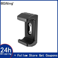 Aluminum Alloy Camera Cage Phone Bracket Power Bank Clamp Mobile Phone Holder Portable Battery Clip for DSLR Cage Rig Phone Vlog