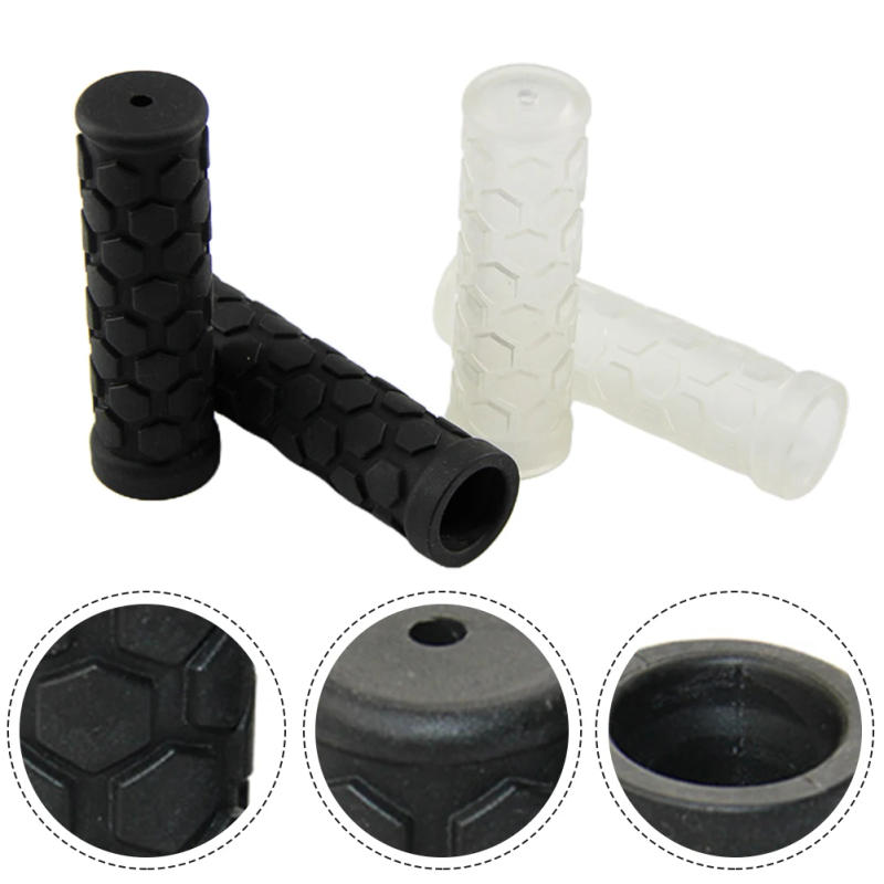 Description Picture 3 of item2pcs Bicycle Handle Handlebar 22mm Anti-Slip Shock Absorption Rubber Bike Grip Haddle Bars Black Comfortable Cycling Accessories