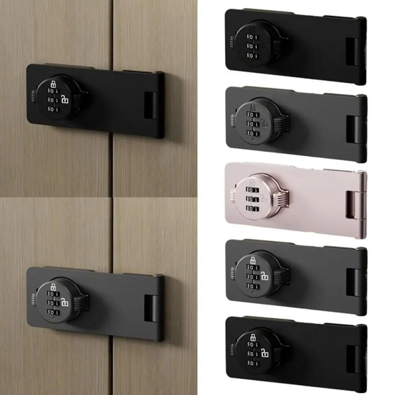 Description Picture 2 of itemNew Zinc Alloy Cabinet Password Locks Home Security Luminous Combination Coded Lock 3 Digit Coded Anti-Theft Coded Lock Drawer