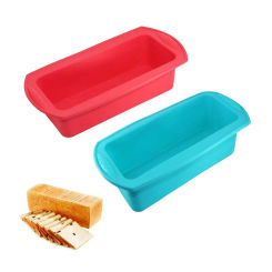 Loaf Pans Silicone Bread  Banana Pan For Homemade Cakes, Breads, Meatloaf And Quiche Non-Stick Silicone Baking Mold