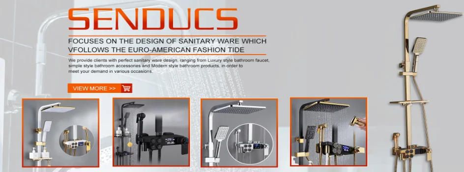 Description Picture 3 of itemGray Stainless Steel Shower System Bathroom Set Thermostatic Mixer Faucet with Rainfall head and Handheld