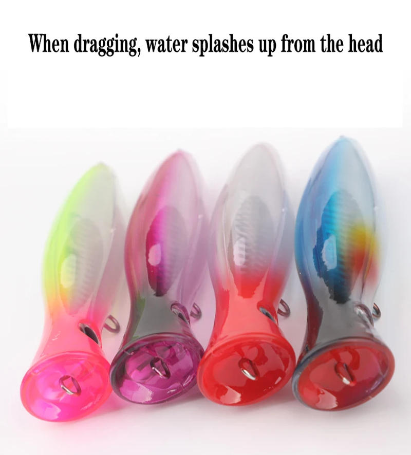 Description Picture 4 of item120mm 40g Testar Fishing Lure Long Casting Floating Popper Bait Artificial Wobblers Topwater Hard Bait for Bass Pike Pesca