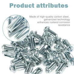 80Pcs M4 Petal Nut Expansion Screw Carbon Steel Rivet Nut Jack Nuts Set Petal Shape Nut Kit Sturdy Plastic/Hollow Wall Fixing