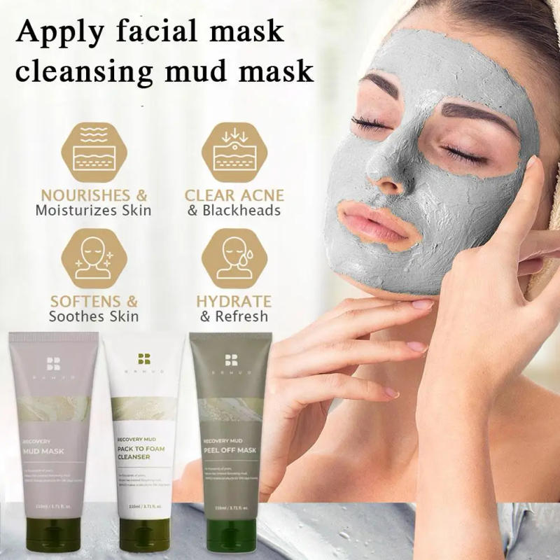Description Picture 2 of itemFacial Mask Clay Mud Masks recovery Mud Cleanser Moisturizing Removal Blackhead Whitening Face Mask Mud Skin Care