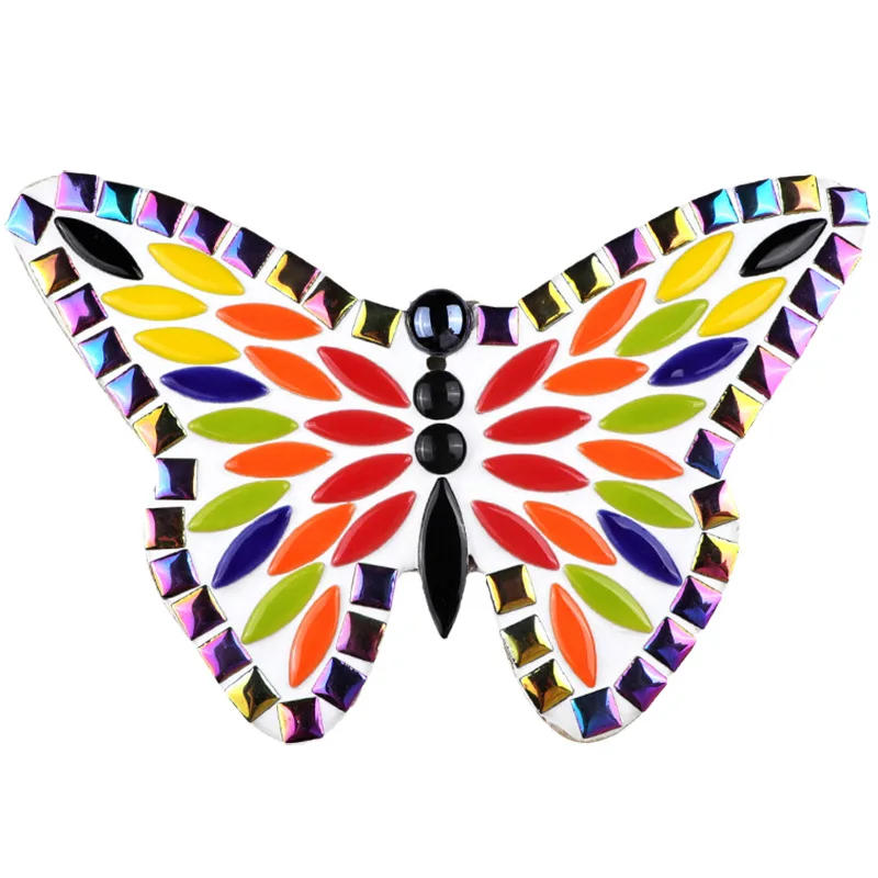 Description Picture 5 of item100g Willow Leaves Mosaic Tiles Porcelain Leaf-Shape Tile 3 Sizes Mix Multi Color DIY Mosaic Making Stones for Craft Arts Decor