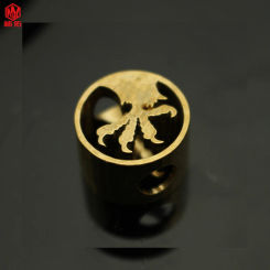 1PC Eagle Claw Retro Brass Copper Paracord Beads Lanyard Pendants Knife Beads Parachute Cord Pendants Beads EDC Tool