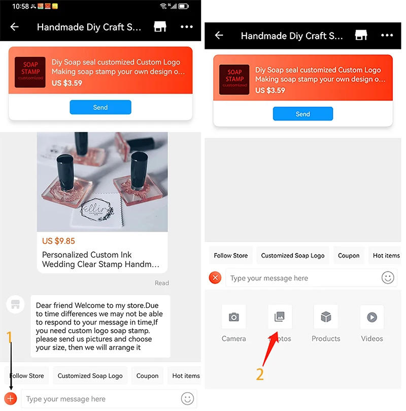Description Picture 2 of itemMultiple Styles Flowers Acrylic DIY Soap Stamp Mold Seal For Mini Handmade Soap Making Supplies Kits Personalized Custom Logo