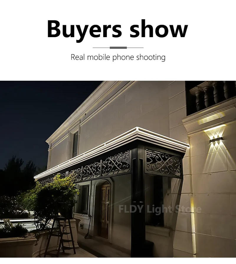 Description Picture 3 of itemWall Lamps Line Minimalist  Light Long Strip  Outdoor Waterproof Garden Decoration Villa Background Wall Garden Lights