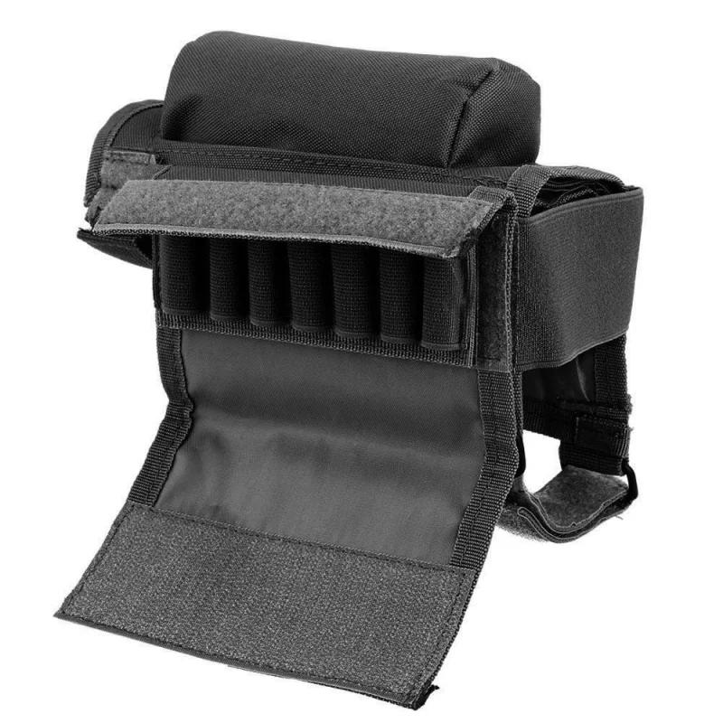 Description Picture 6 of itemButtstock Cheek Rest Shell Holder RIfle Stock Ammo Bullet Cartridge Pouch Outdoor Shooting Hunting Gun Accessories Bag