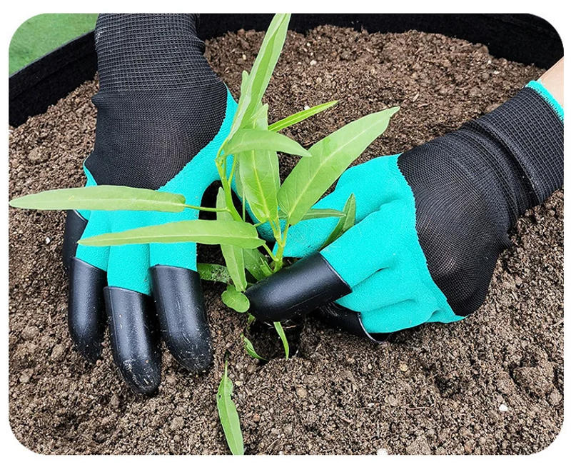 Description Picture 3 of itemGarden Gloves With Claws - Dig, Plant, Weed & Seed Effortlessly - Protect Your Fingers & Nails