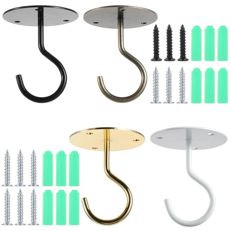 Description Picture 2 of itemHigh Quality Home Hanging Hook Hangers 55mm /65mm Wall Mount Basket Hooks Bracket Ceiling Hooks Plants Hanging