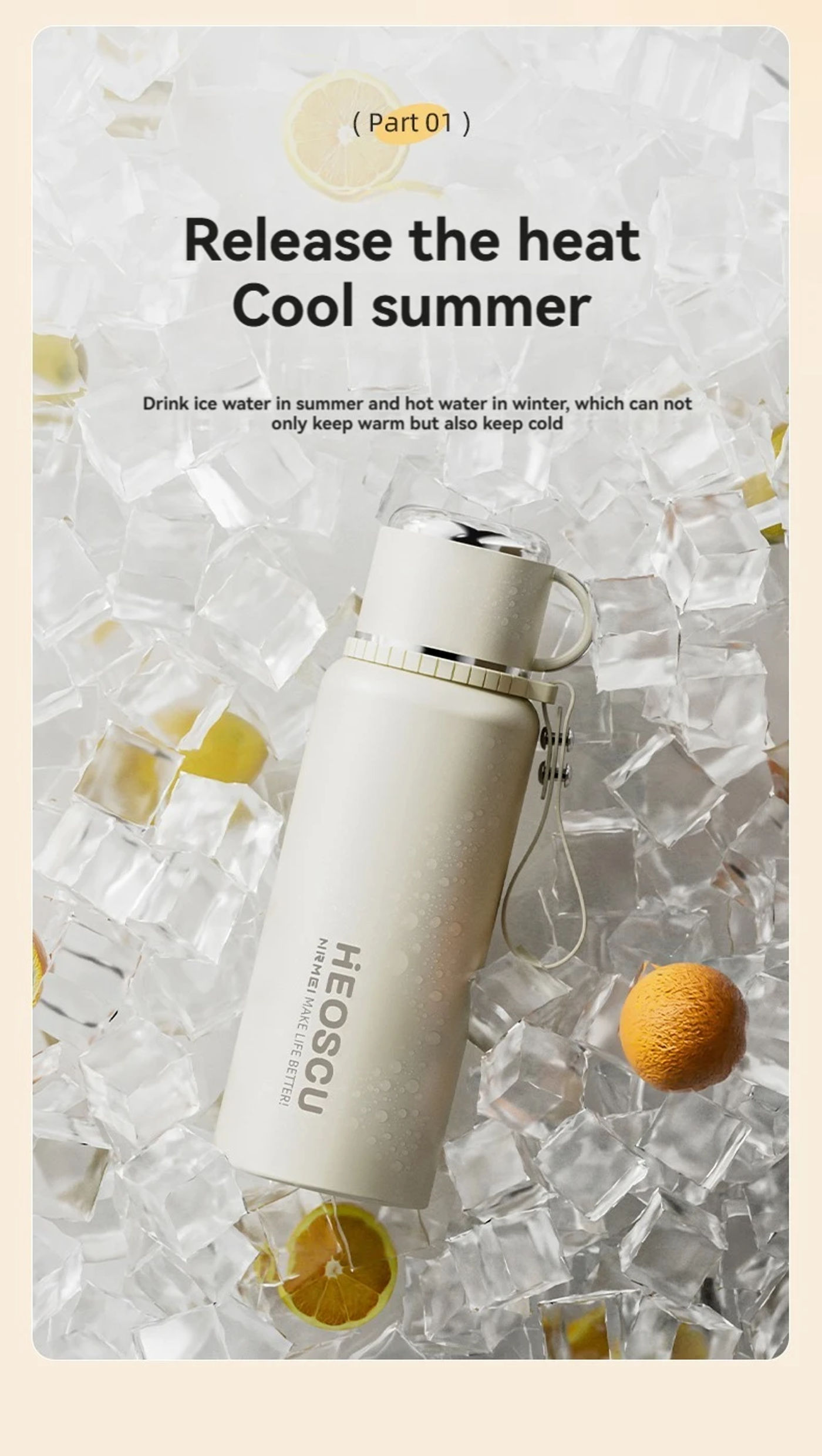 Description Picture 4 of itemThermos Water Bottle Insulated Bottles Vacuum Flasks Smart Bottles Stainless Steels Coffee Cups Thermos Flask Keep Hot And Cold