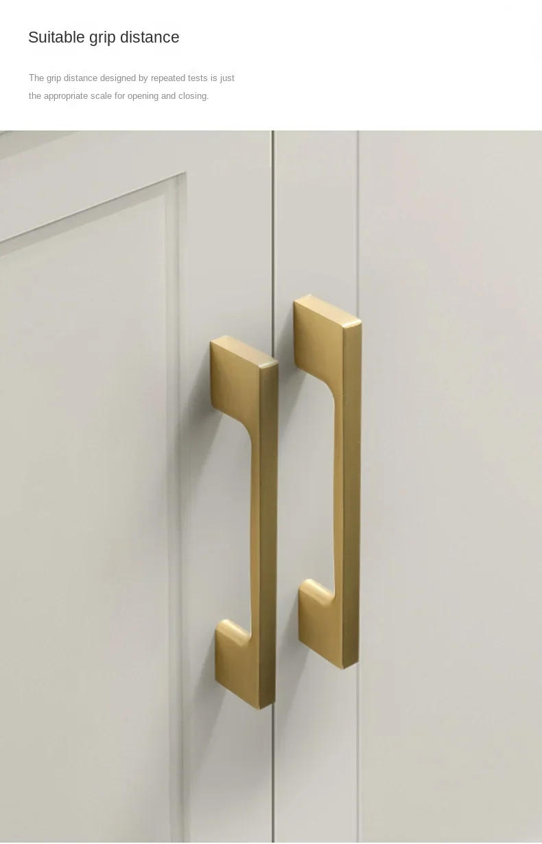 Description Picture 4 of itemZinc Alloy Solid Handles Kitchen Cabinet Gold Knobs Wardrobe Door Drawer Shajin Pulls Furniture Cabinet Handles