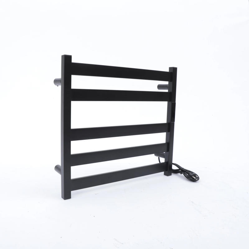 Description Picture 2 of item5 Bars Wall Mounted Towel Drying Rack Electric Heated Towel Rack Stainless Steel Towel Warmer