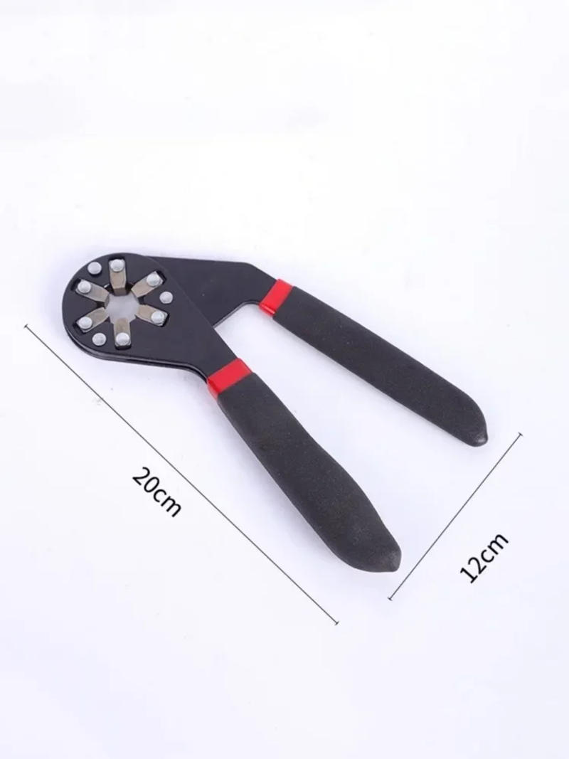 Description Picture 3 of itemUniversal Wrench Multifunctional Adjustable 6/8 Inch Spanner Can Be Clamped Socket Hexagonal Plumber Hand Repair Tools
