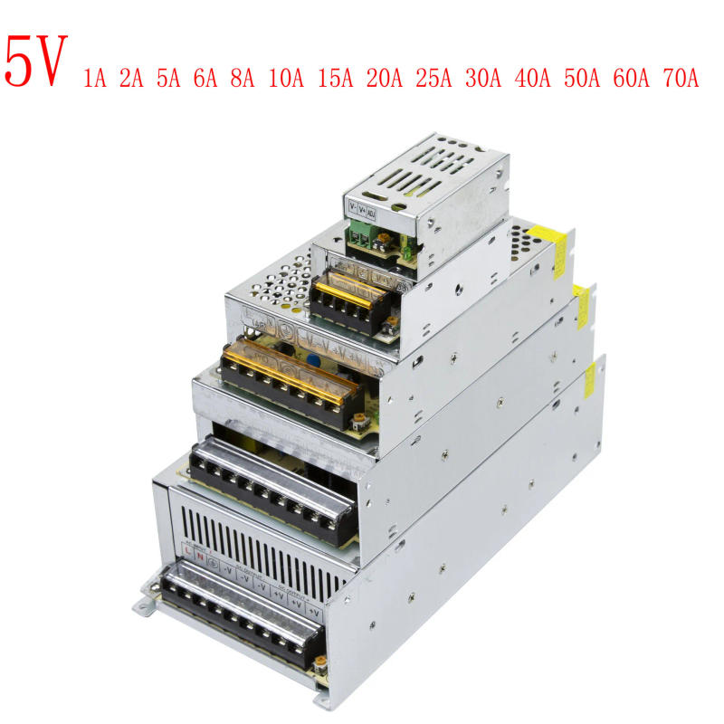 Description Picture 2 of itemSwitching Power Supply DC 5V 2A 5A 10A 20A 30A 40A 60A 70A Light Transformer AC 100-240V Source Adapter SMPS For LED Strips CCTV