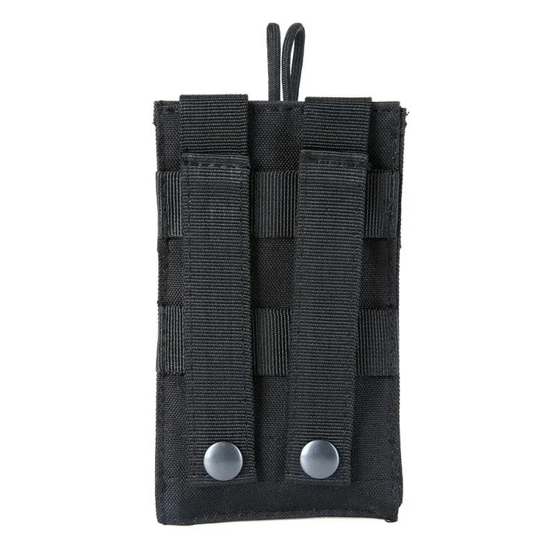 Description Picture 2 of item1000D Tactical Radio Pouch Walkie Talkie Holster Phone Holder Hunting Waist Belt Pack EDC Bag Molle Magazine Pouches